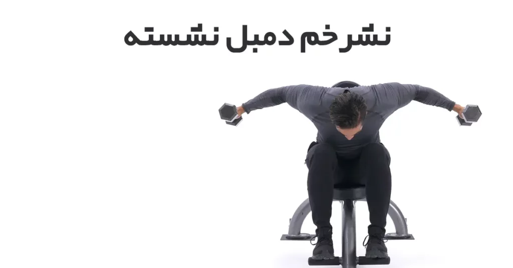 نشر-خم-دمبل-نشسته